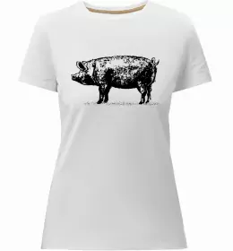 Жіноча преміум футболка Крокодил Чорний фото