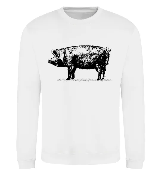 Світшот Just pig Білий фото