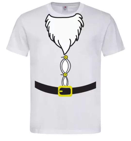 Мужская футболка Fat Santa Suit Белый фото