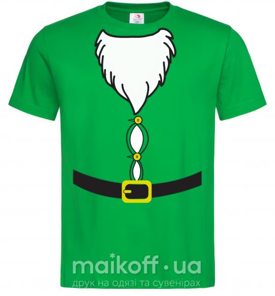 Мужская футболка Fat Santa Suit Зеленый фото