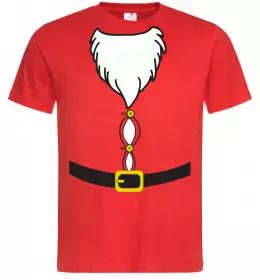 Мужская футболка Fat Santa Suit Красный фото