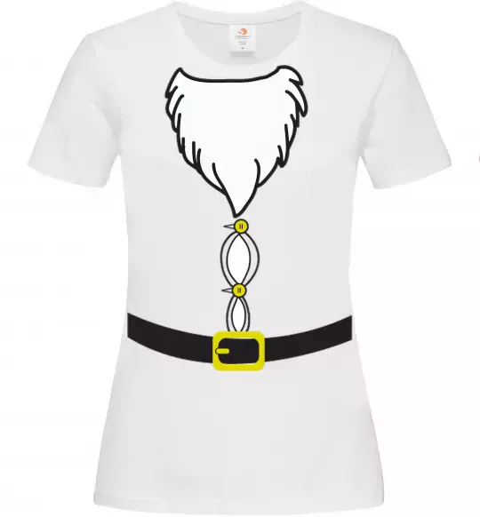 Женская футболка Fat Santa Suit Белый фото