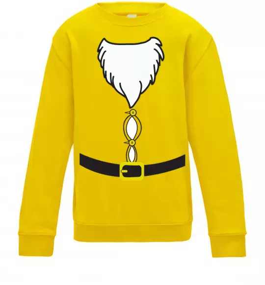 Дитячий світшот Fat Santa Suit Сонячно жовтий фото