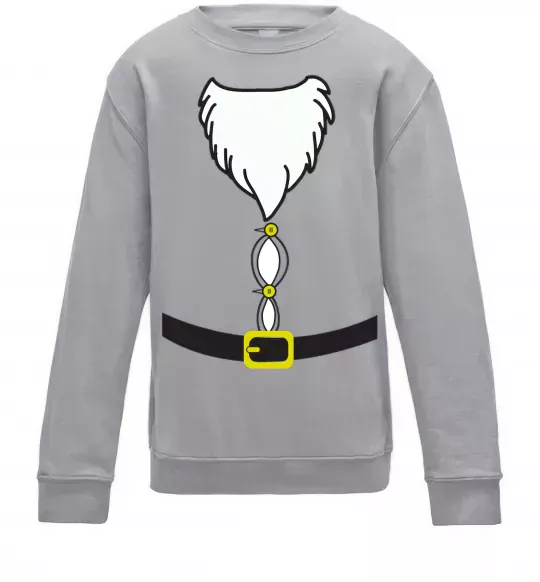 Дитячий світшот Fat Santa Suit Сірий меланж фото