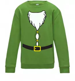 Детский Свитшот Санта танцює Лаймовый фото