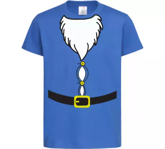 Детская футболка Fat Santa Suit Ярко-синий фото