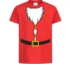 Детская футболка Fat Santa Suit Красный фото