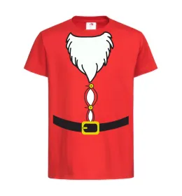 Детская футболка Fat Santa Suit Красный фото