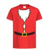 Детская футболка Fat Santa Suit Красный фото