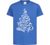 Детская футболка Merry Christmas tree Ярко-синий Детская футболка Merry Christmas tree Ярко-синий фото