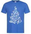 Чоловіча футболка Merry Christmas tree Яскраво-синій Чоловіча футболка Merry Christmas tree Яскраво-синій фото