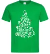 Чоловіча футболка Merry Christmas tree Зелений Чоловіча футболка Merry Christmas tree Зелений фото