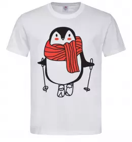 Чоловіча футболка Penguin man Білий фото