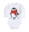 Дитячий бодік Penguin man Білий фото