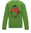 Детский Свитшот Penguin man Лаймовый Детский Свитшот Penguin man Лаймовый фото