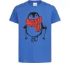 Детская футболка Penguin man Ярко-синий фото