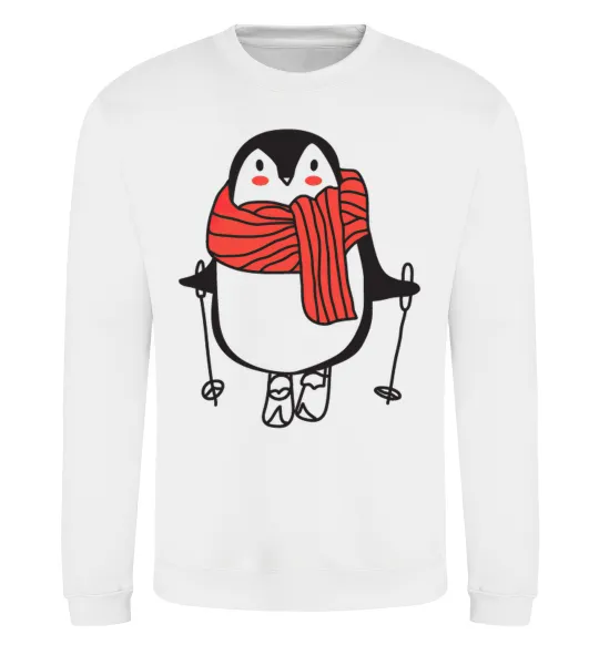 Світшот Penguin man Білий фото