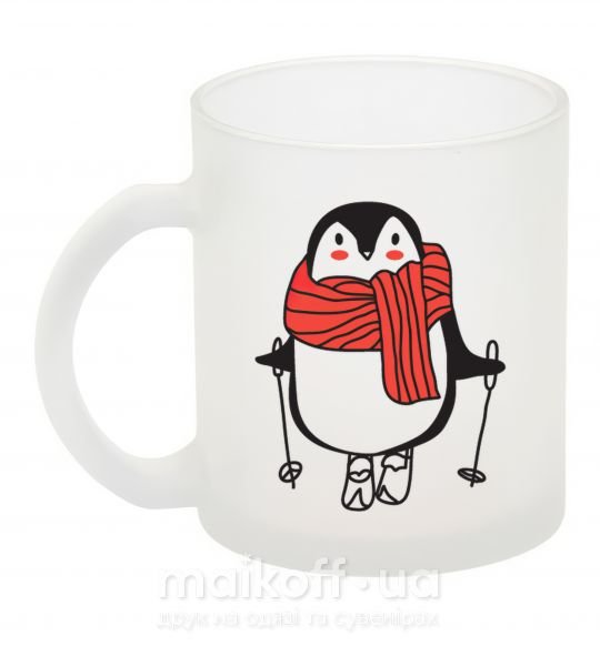 Чашка скляна Penguin man Фроузен фото