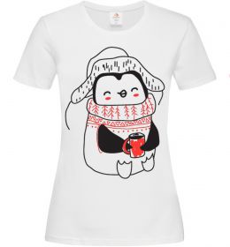 Женская футболка Penguin woman