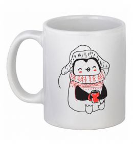 Чашка керамическая Penguin woman