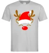 Чоловіча футболка Chrismas deer father Сірий Чоловіча футболка Chrismas deer father Сірий фото