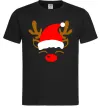 Чоловіча футболка Chrismas deer father Чорний Чоловіча футболка Chrismas deer father Чорний фото
