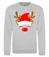 Свитшот Chrismas deer father Серый меланж фото