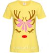 Жіноча футболка Chrismas deer mother Лимонний фото