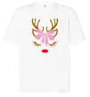 Футболка Оверсайз Chrismas deer mother Белый Футболка Оверсайз Chrismas deer mother Белый фото