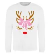 Світшот Chrismas deer mother Білий фото