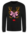 Свитшот Chrismas deer mother Черный фото