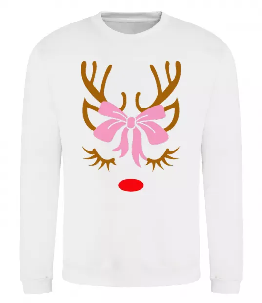 Свитшот Chrismas deer mother Белый фото