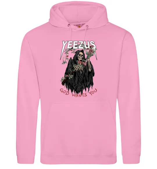 Жіноча толстовка (худі) Yeezus Рожевий фото
