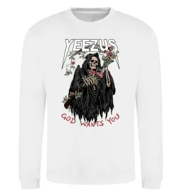 Світшот Yeezus Білий фото
