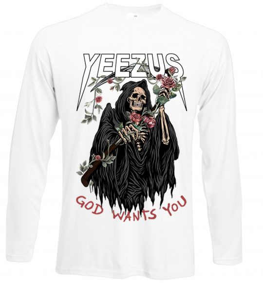 Реглан Yeezus Белый фото