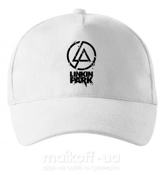Кепка Linkin park broken logo Білий фото