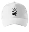 Кепка Linkin park broken logo Білий фото