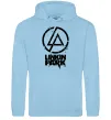 Жіноча толстовка (худі) Linkin park broken logo Блакитний фото