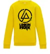 Детский Свитшот Linkin park broken logo Солнечно желтый фото