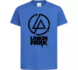 Детская футболка Linkin park broken logo Ярко-синий фото