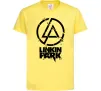 Дитяча футболка Linkin park broken logo Лимонний фото