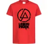 Дитяча футболка Linkin park broken logo Червоний фото