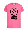 Детская футболка Linkin park broken logo Ярко-розовый фото