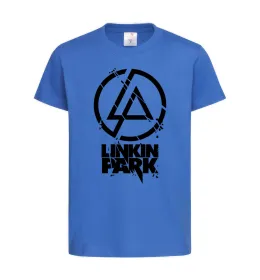 Детская футболка Linkin park broken logo Ярко-синий фото