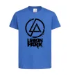Детская футболка Linkin park broken logo Ярко-синий фото