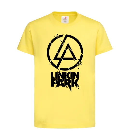 Детская футболка Linkin park broken logo Лимонный фото