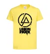 Детская футболка Linkin park broken logo Лимонный фото