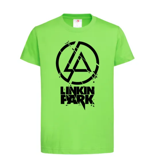 Детская футболка Linkin park broken logo Лаймовый фото