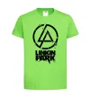 Детская футболка Linkin park broken logo Лаймовый фото