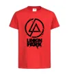Детская футболка Linkin park broken logo Красный фото
